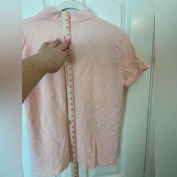 Brooks Brothers Pink Polo 100% Cotton Knit Shirt Women’s Large Classic - Picture 3 of 6
